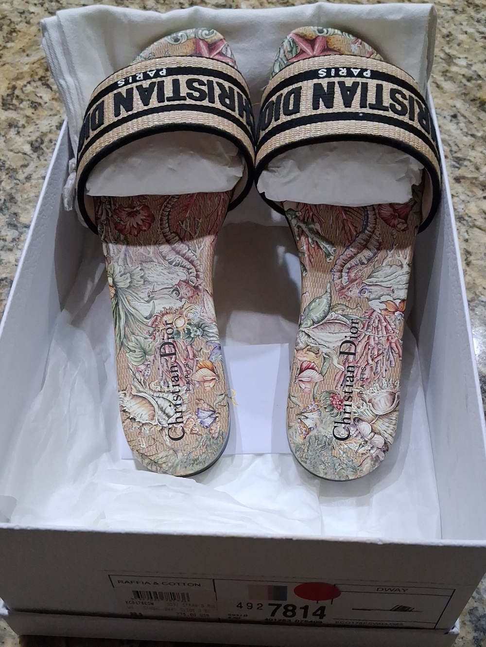 Brand New Dior Sandal-Dway Slide